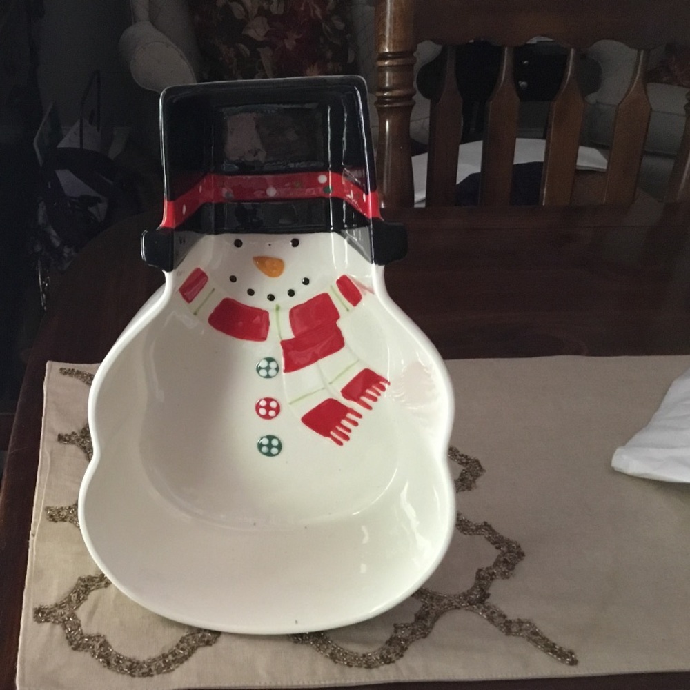 Snowman Decorative Container - Picture 1 of 5
